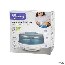 Baby bottle steam sterilizer and disinfector