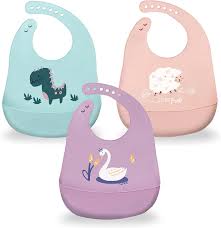 Baby silicone bibs