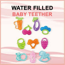 Water filled baby teether