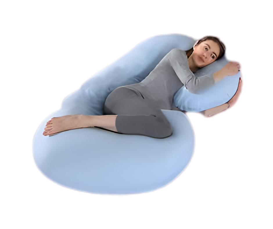C shaped pregnancy pillow